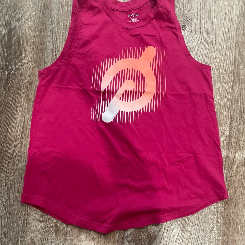 Peloton Vibrant Red Sleeveless Top
